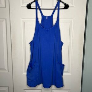 FP Movement by Free People Blue Sleeveless Jumpsuit